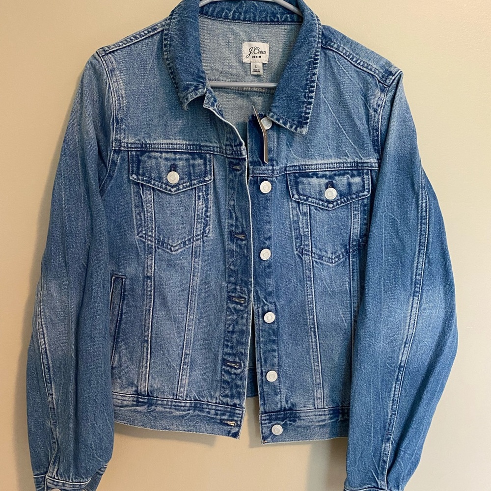 J Crew Denim Trucker Jacket - NWT
